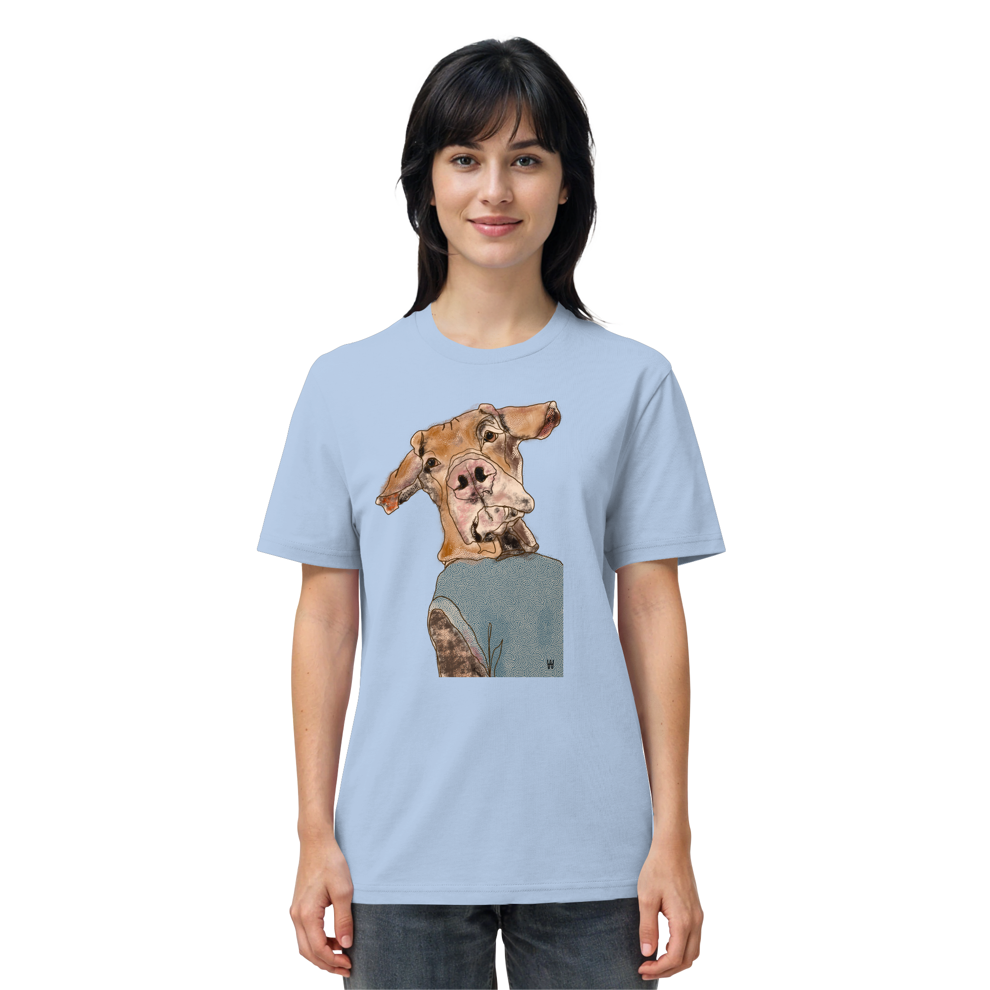 Magyar Vizsla #1 ... Organic Unisex Shirt ... Charakterköpfe