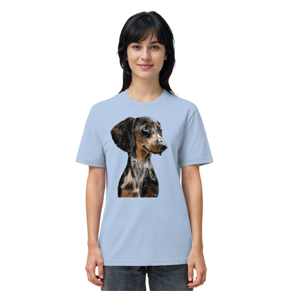 Dackel #2 ... Organic Unisex Shirt ... Charakterköpfe