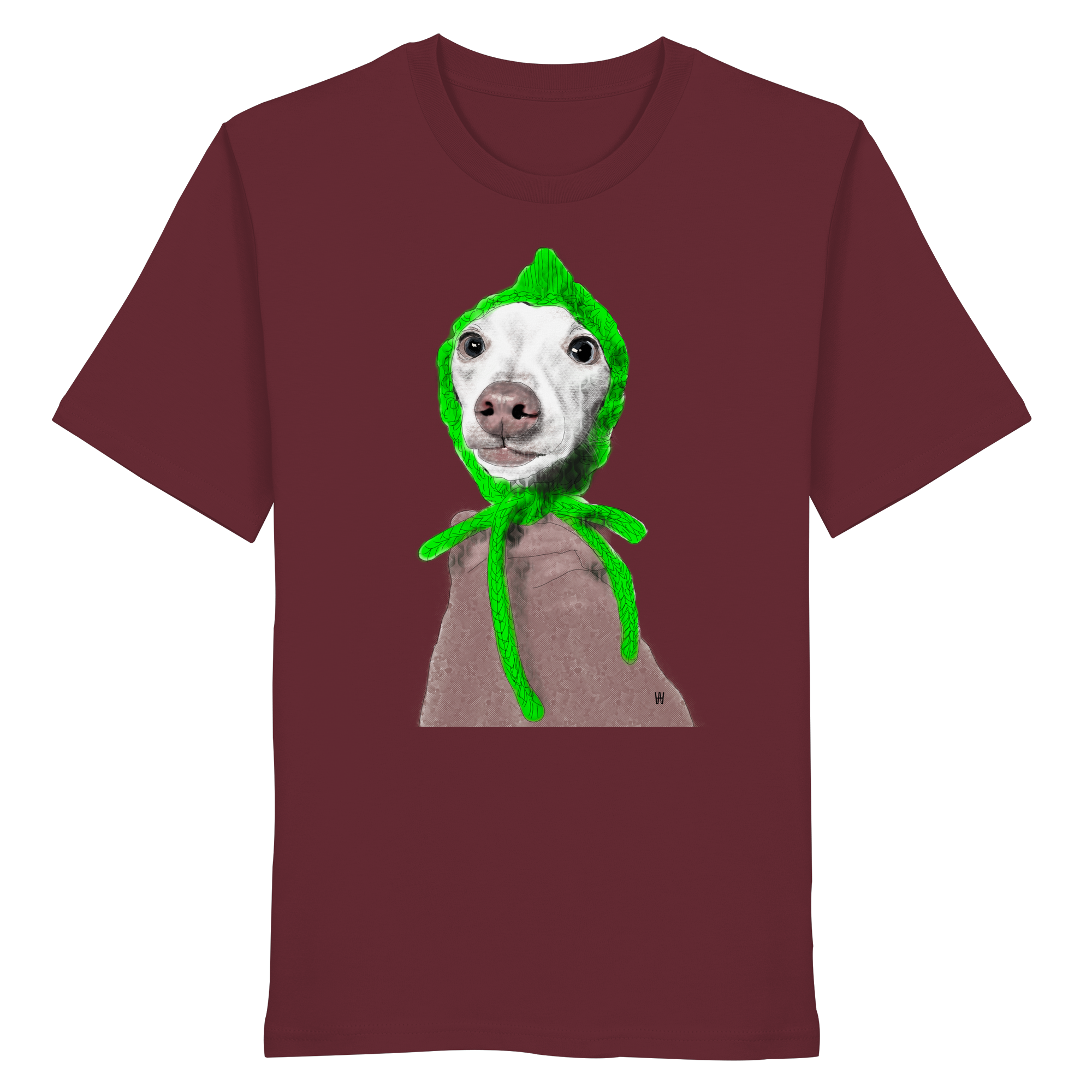 Italienisches Windspiel #13 ... Organic Unisex Shirt ... Seelenstudien