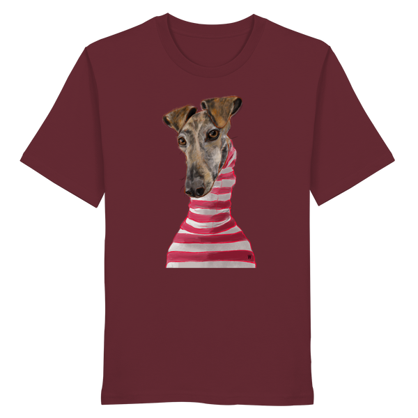 Galgo #2 ... Organic Unisex T-Shirt ... Charakterköpfe