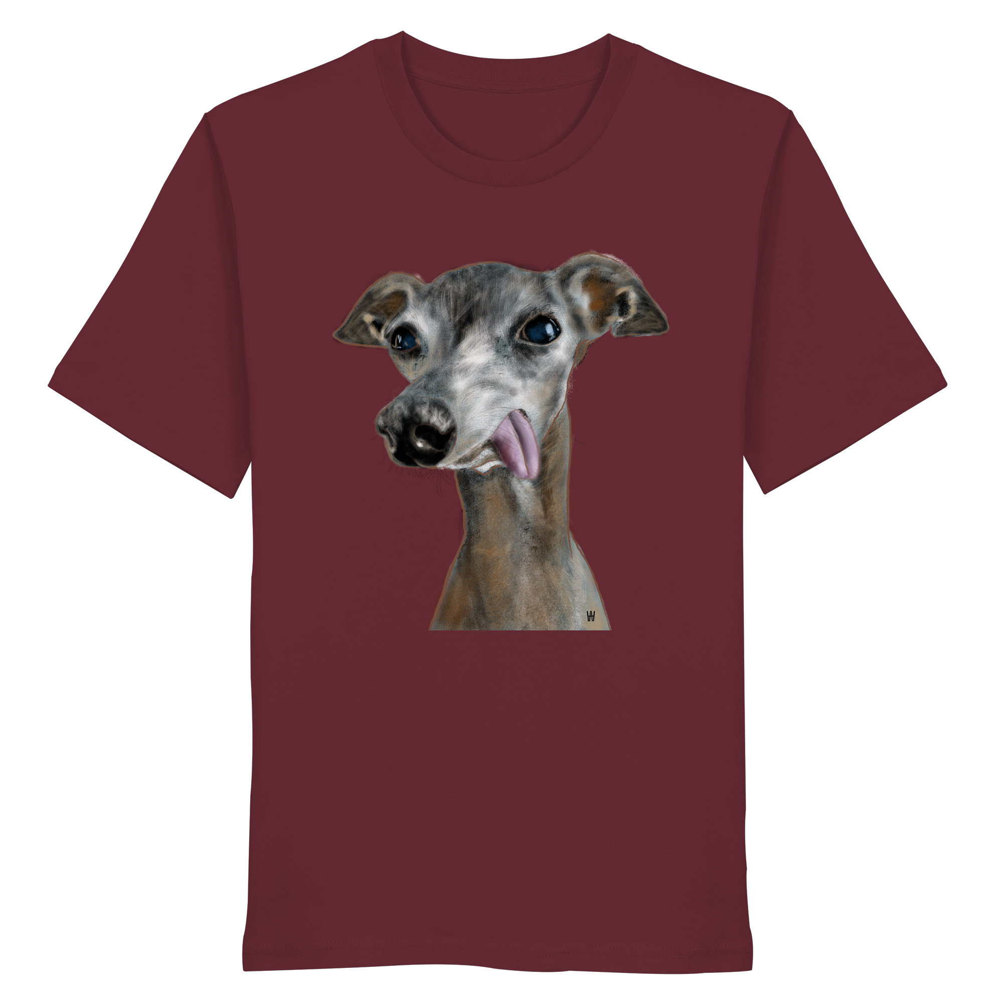 Italienisches Windspiel #8 ... Organic Unisex T-Shirt ... Lieblingsmomente