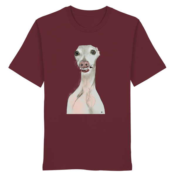 Italienisches Windspiel #12 ... Organic Unisex T-Shirt ... Charakterköpfe