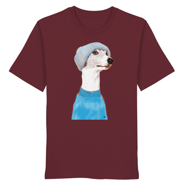 Whippet #3 ... Organic Unisex T-Shirt ... Charakterköpfe
