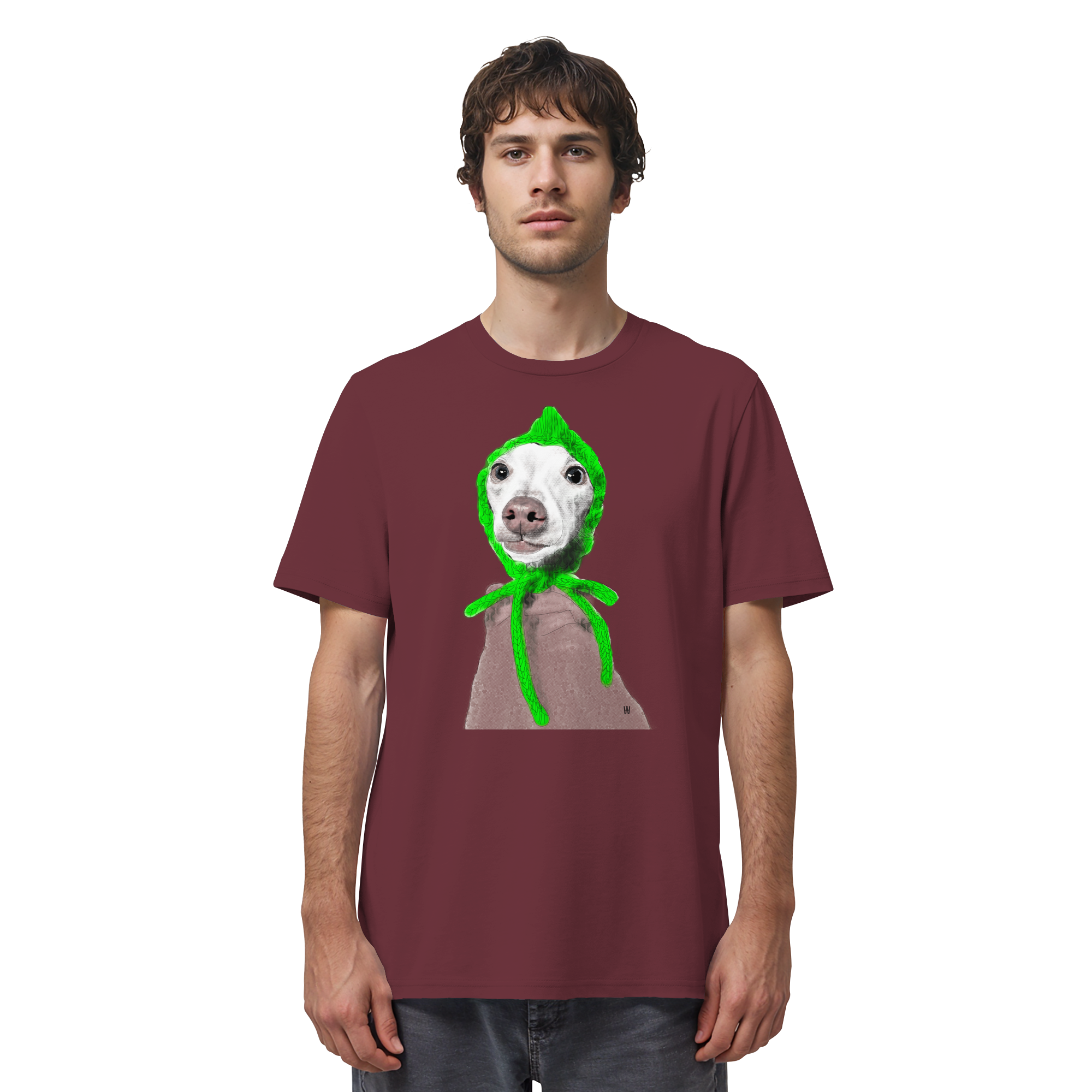 Italienisches Windspiel #13 ... Organic Unisex Shirt ... Seelenstudien