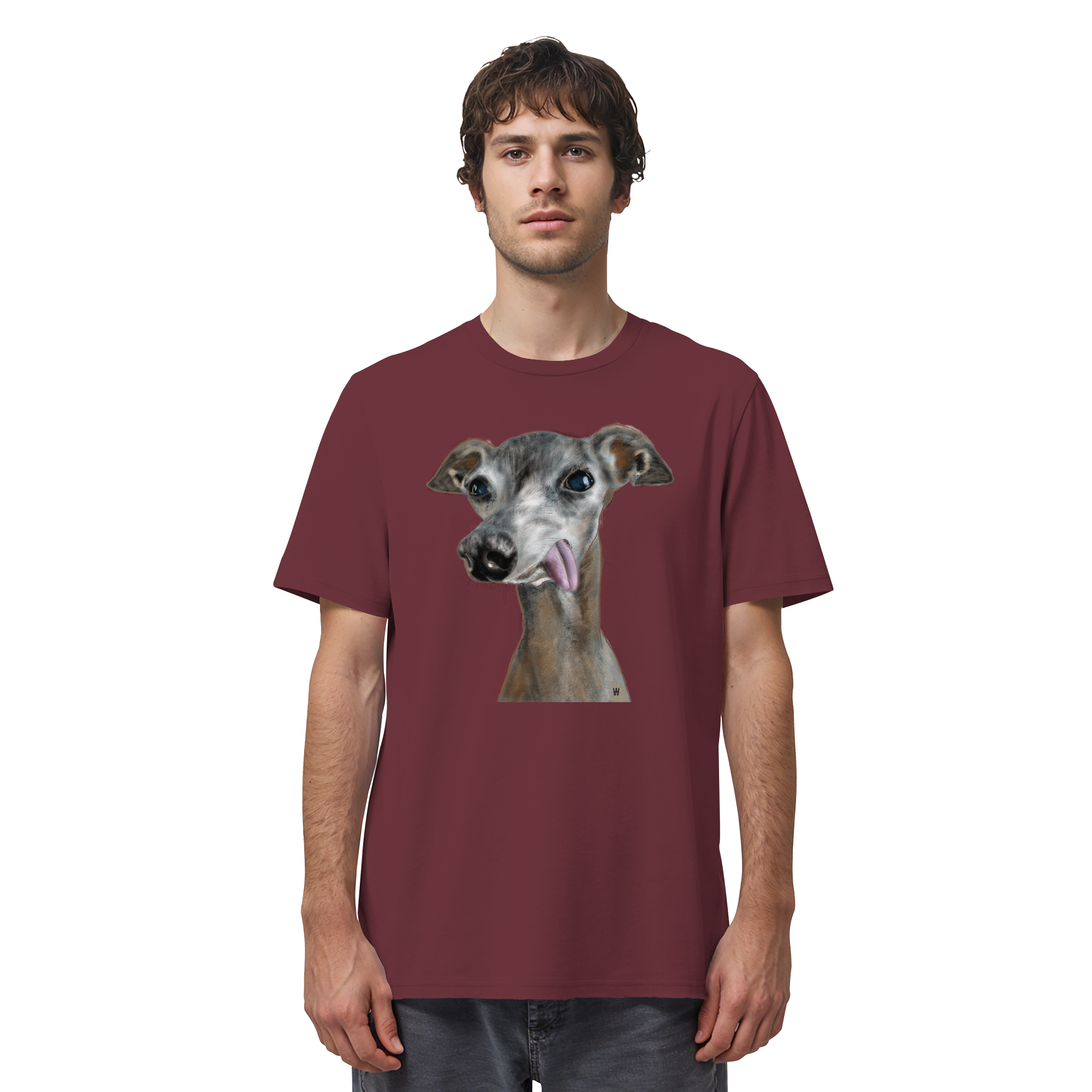 Italienisches Windspiel #8 ... Organic Unisex T-Shirt ... Lieblingsmomente