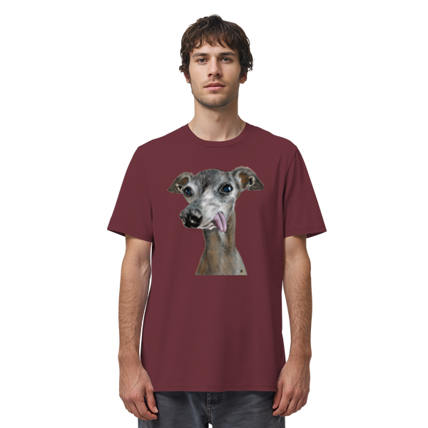 Italienisches Windspiel #8 ... Organic Unisex T-Shirt ... Lieblingsmomente