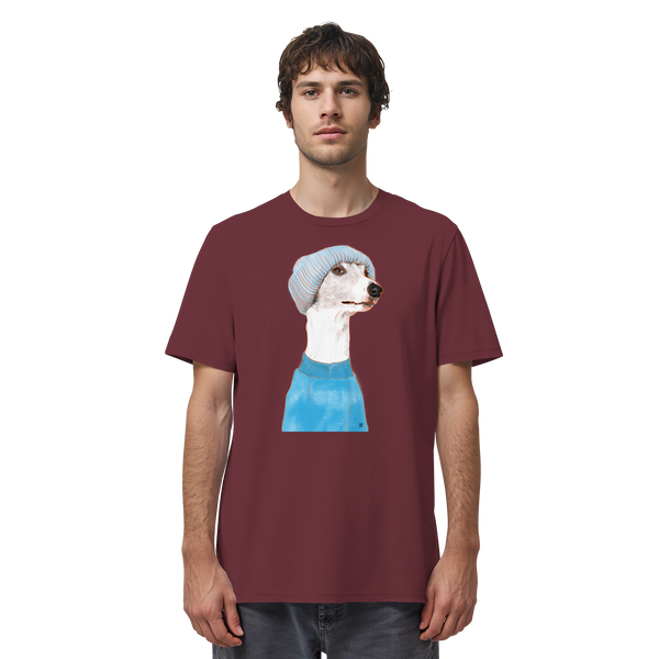Whippet #3 ... Organic Unisex T-Shirt ... Charakterköpfe