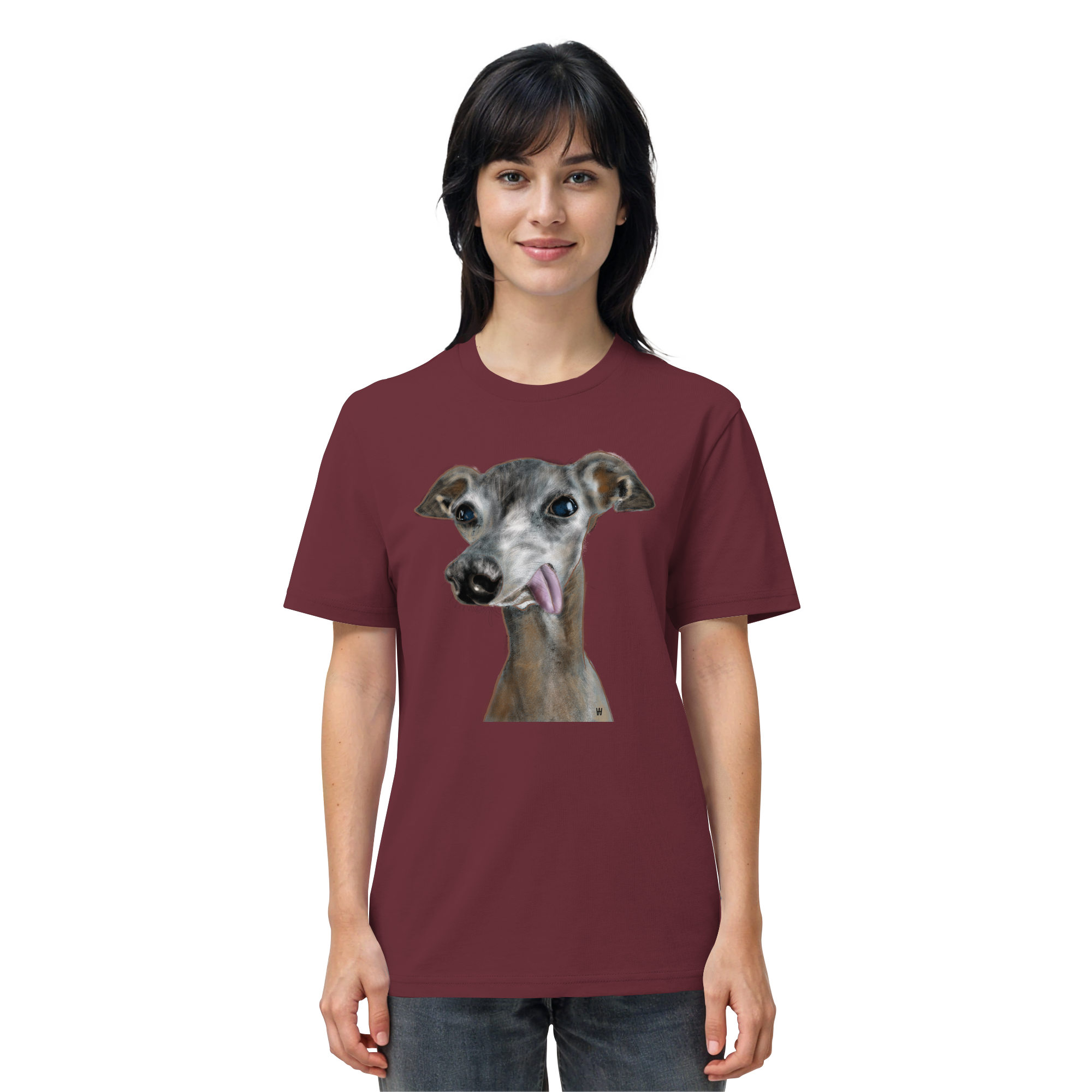 Italienisches Windspiel #8 ... Organic Unisex T-Shirt ... Lieblingsmomente