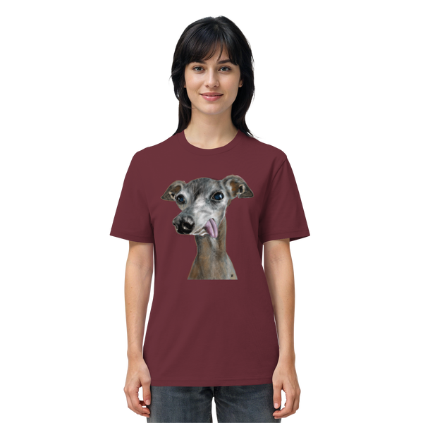 Italienisches Windspiel #8 ... Organic Unisex T-Shirt ... Lieblingsmomente
