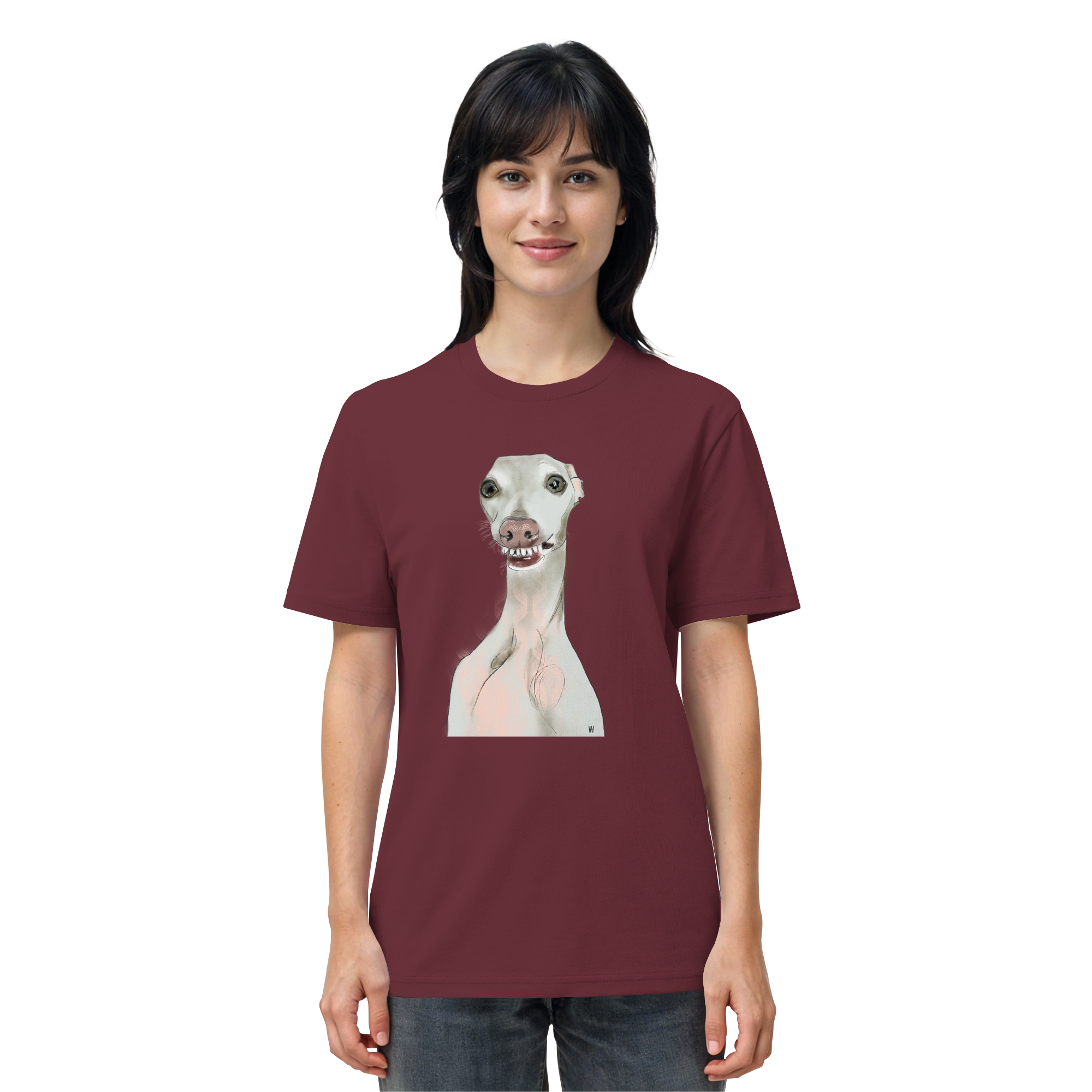 Italienisches Windspiel #12 ... Organic Unisex T-Shirt ... Charakterköpfe
