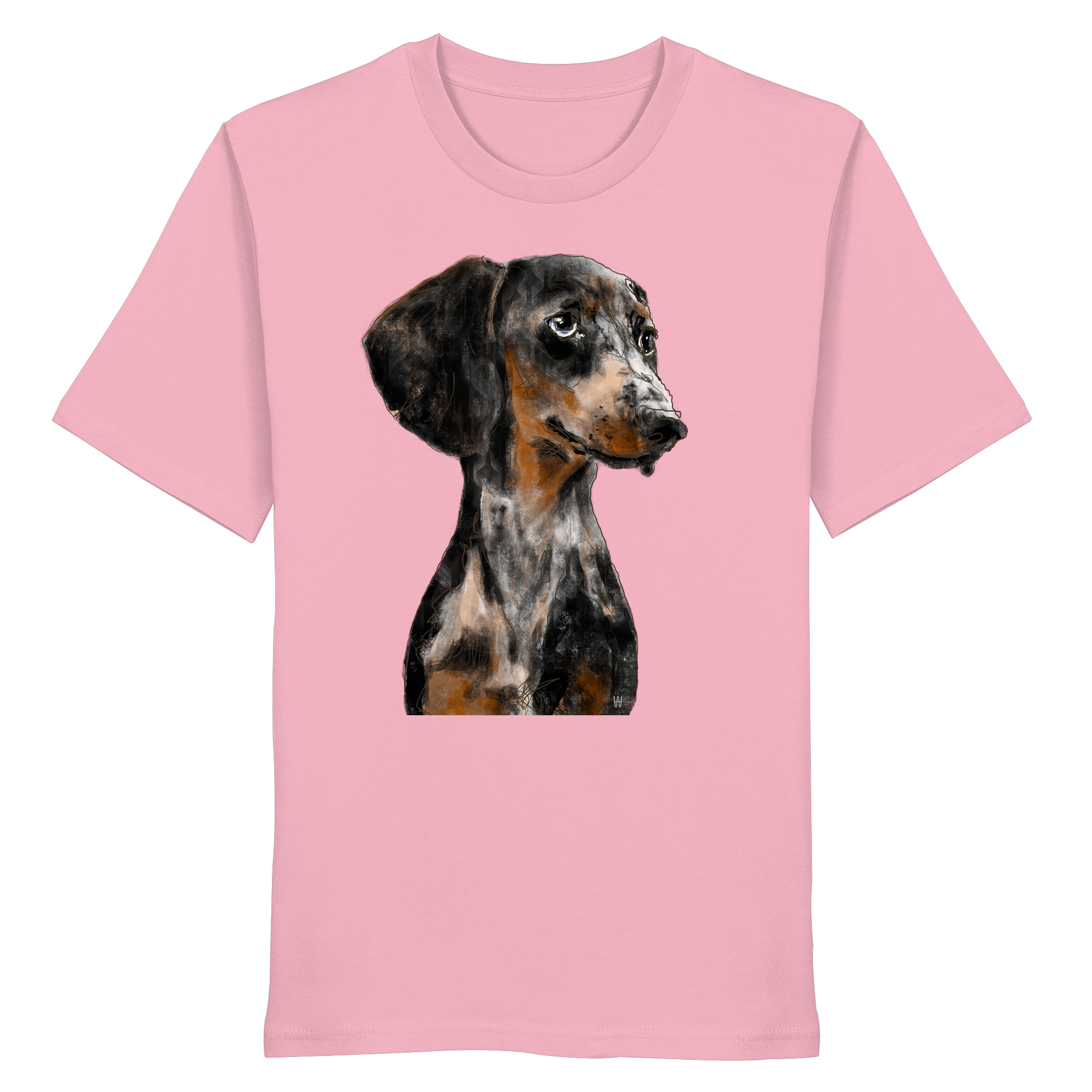 Dackel #2 ... Organic Unisex Shirt ... Charakterköpfe