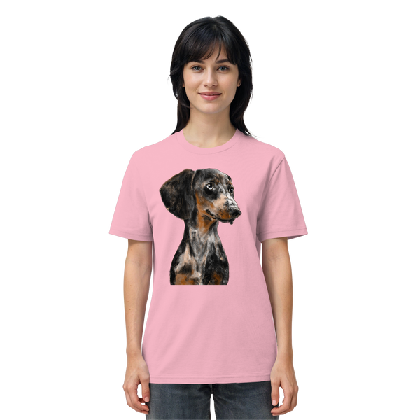 Dackel #2 ... Organic Unisex Shirt ... Charakterköpfe