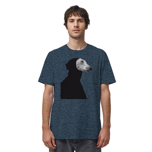 Whippet #12 ... Organic Unisex Shirt ... Charakterköpfe