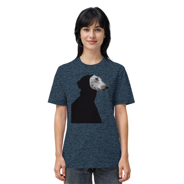 Whippet #12 ... Organic Unisex Shirt ... Charakterköpfe