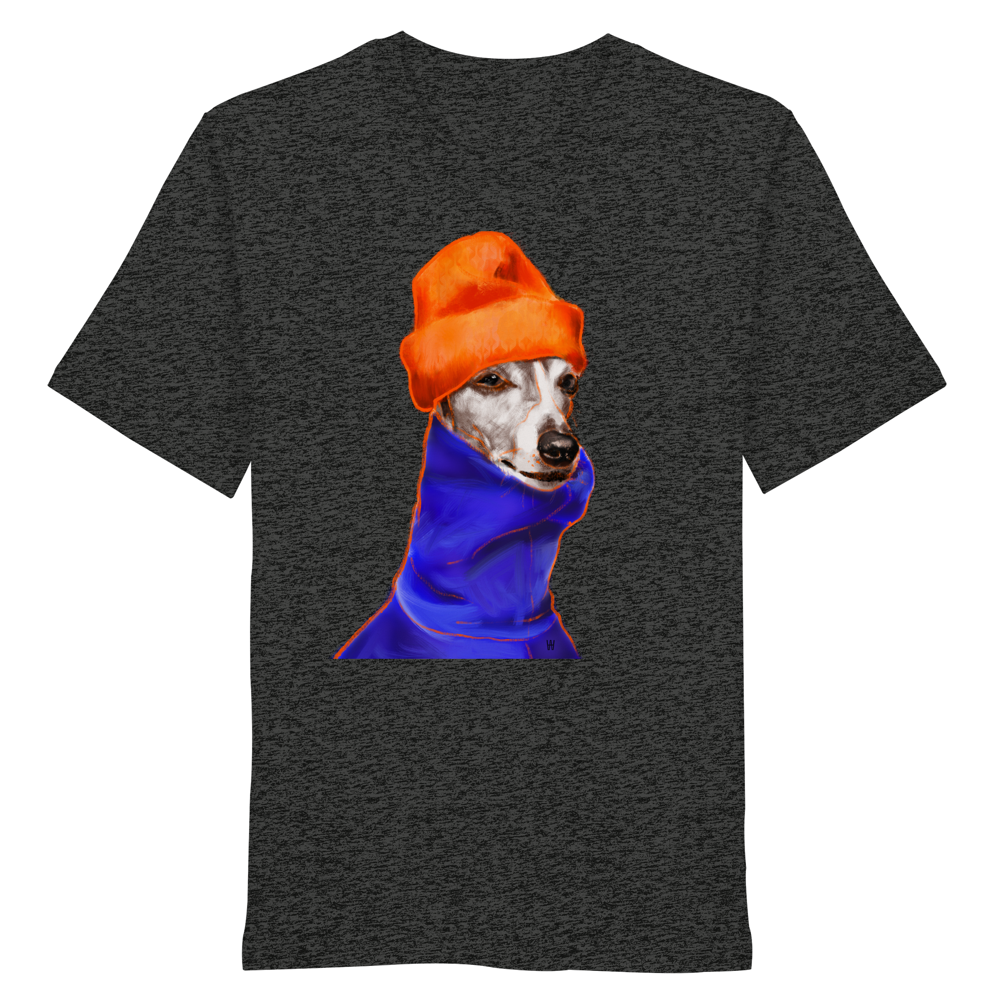 Whippet #2 ... Organic Unisex T-Shirt ... Charakterköpfe