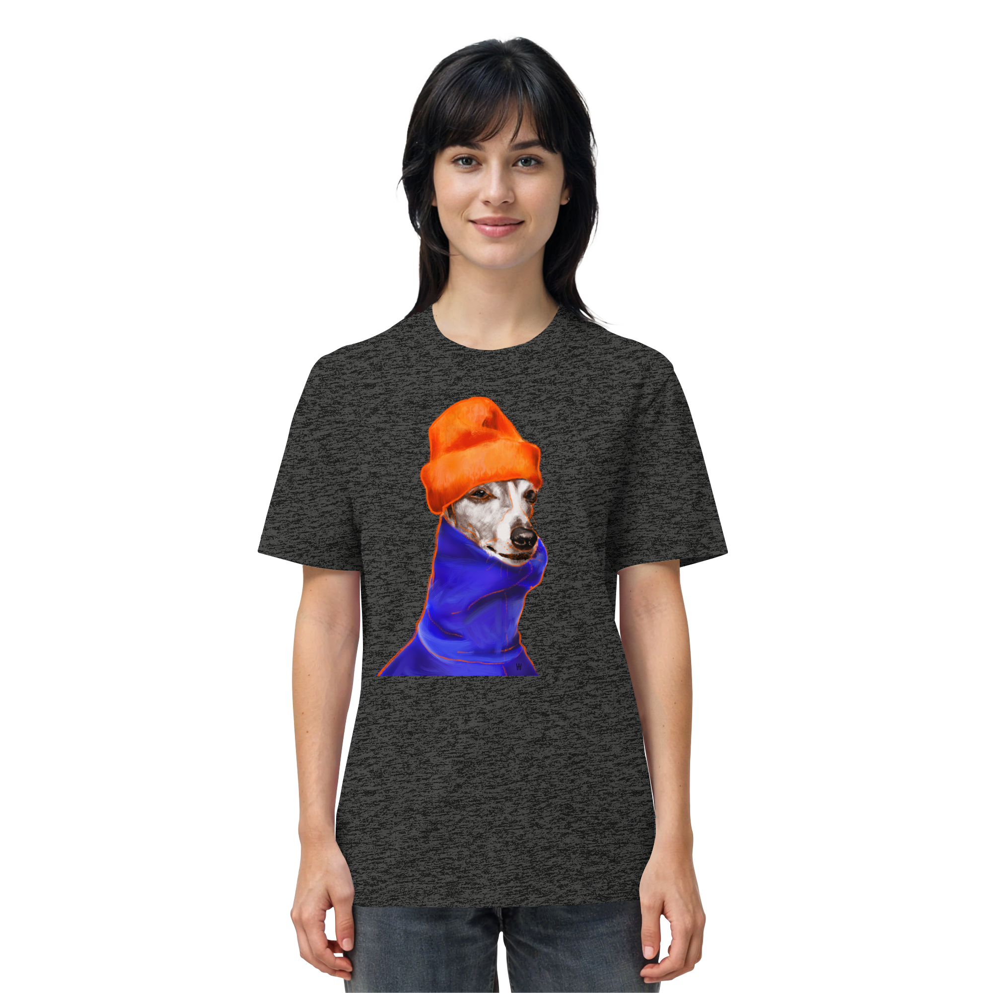 Whippet #2 ... Organic Unisex T-Shirt ... Charakterköpfe