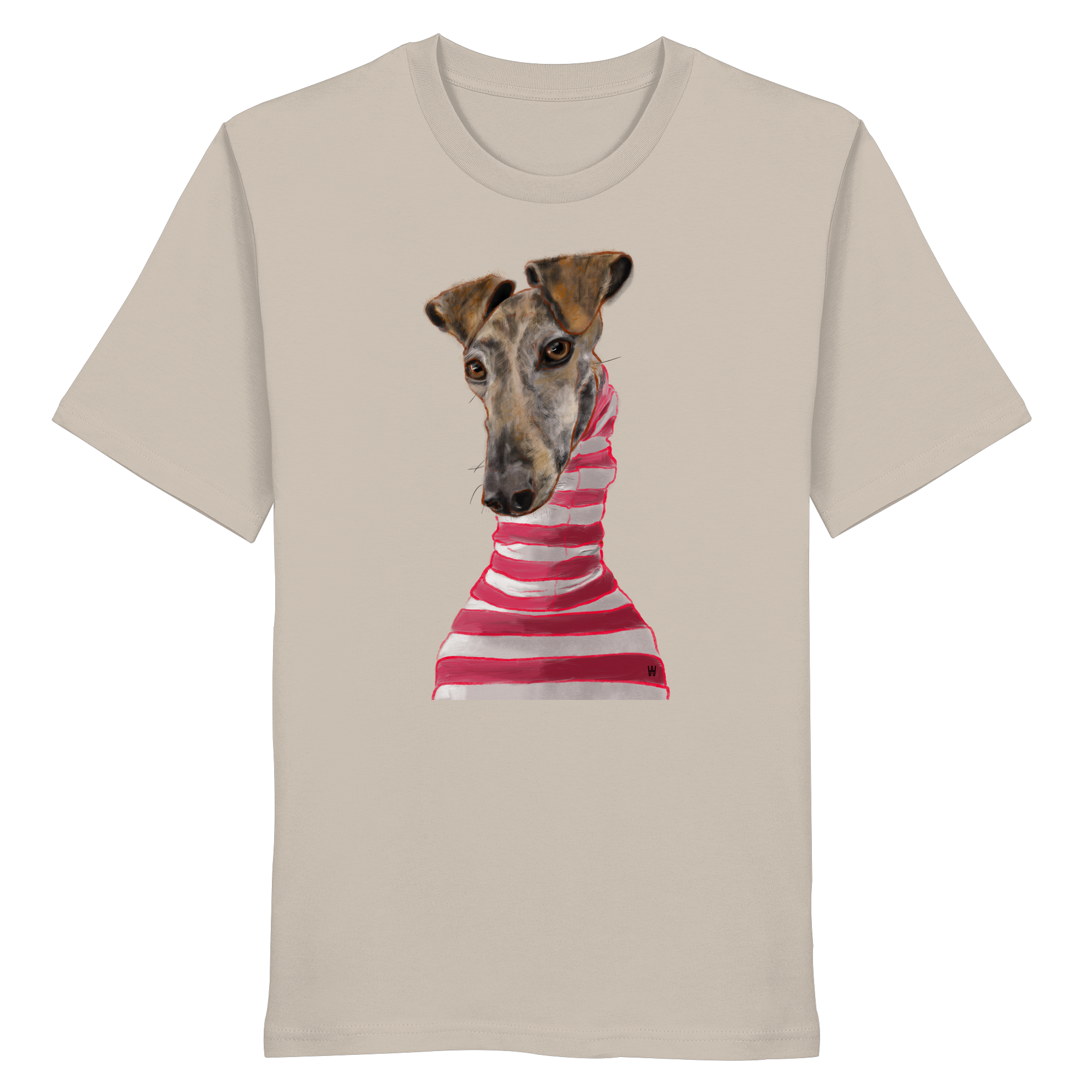 Galgo #2 ... Organic Unisex T-Shirt ... Charakterköpfe