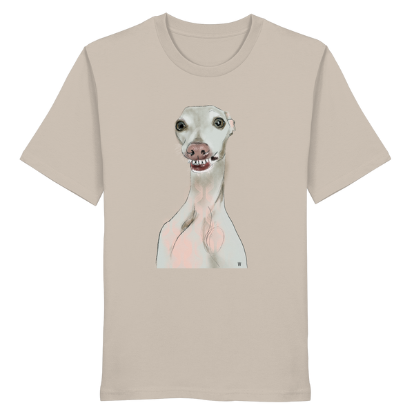 Italienisches Windspiel #12 ... Organic Unisex T-Shirt ... Charakterköpfe