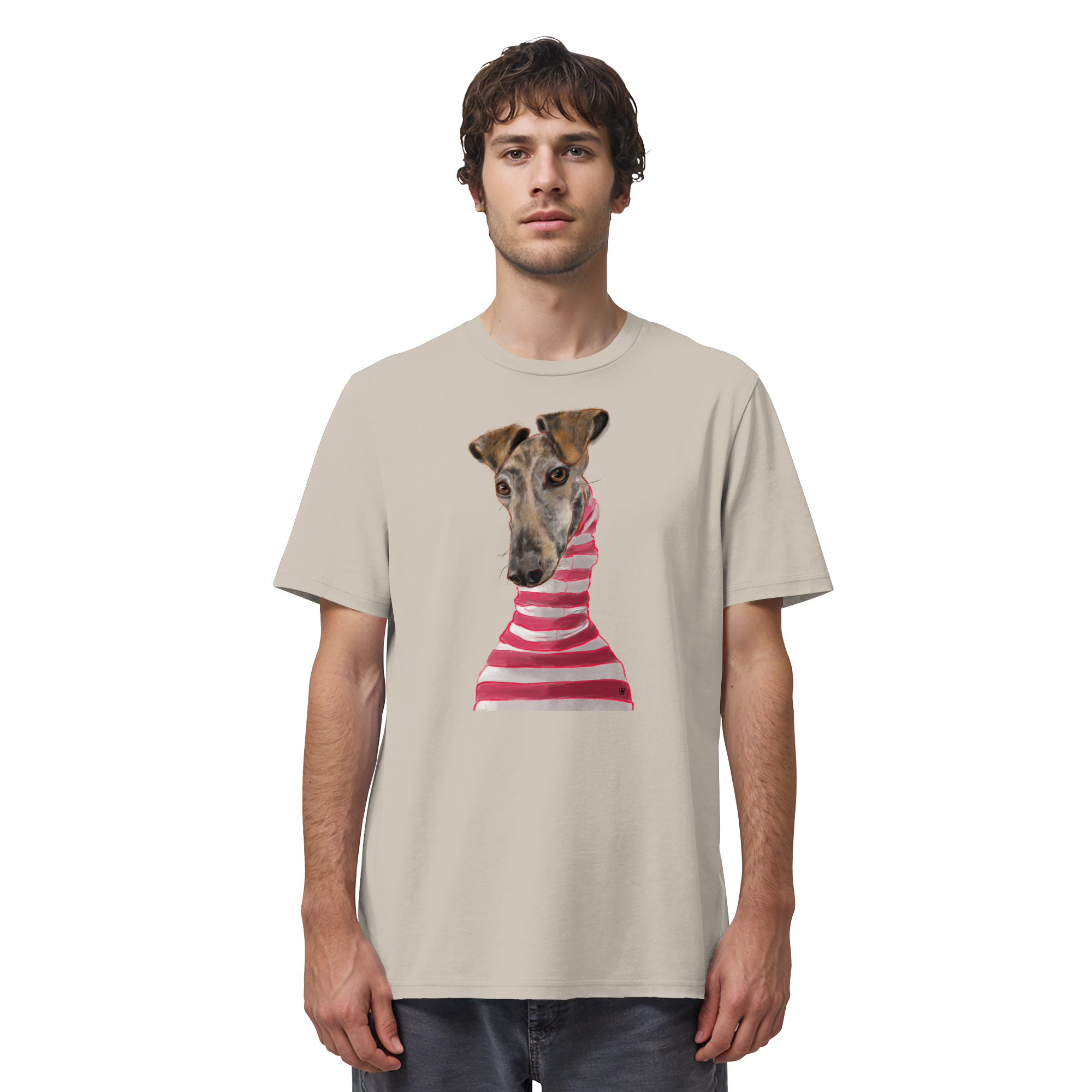 Galgo #2 ... Organic Unisex T-Shirt ... Charakterköpfe