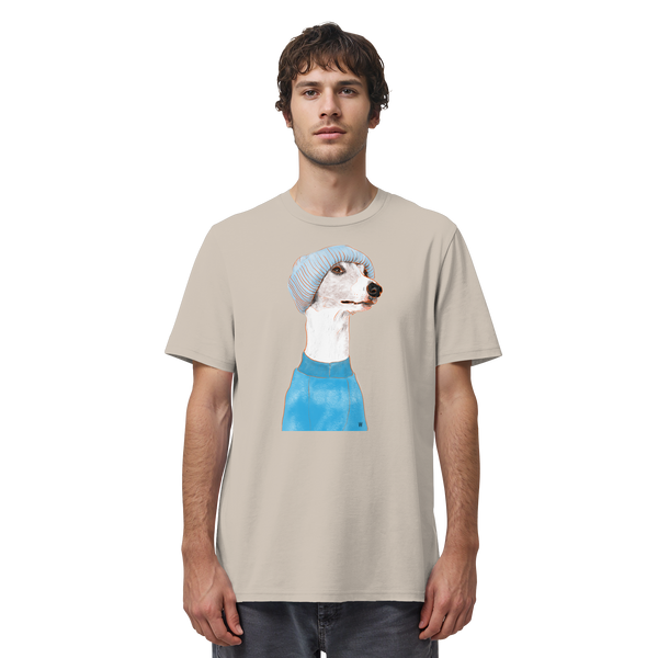 Whippet #3 ... Organic Unisex Shirt ... Charakterköpfe