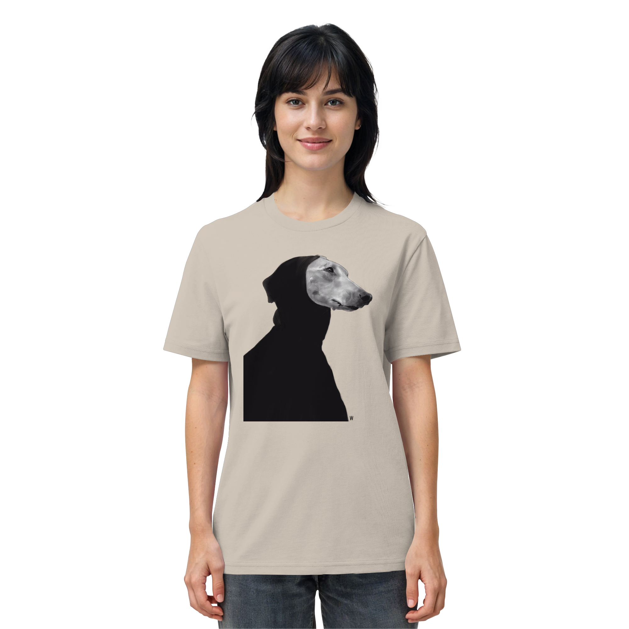 Whippet #12 ... Organic Unisex Shirt ... Charakterköpfe