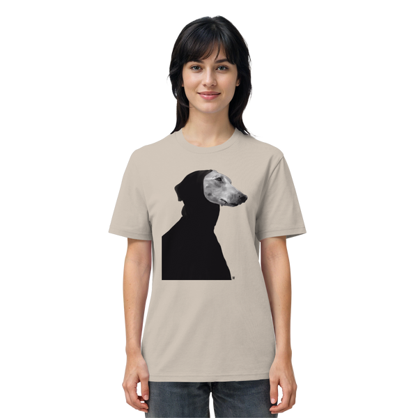 Whippet #12 ... Organic Unisex Shirt ... Charakterköpfe
