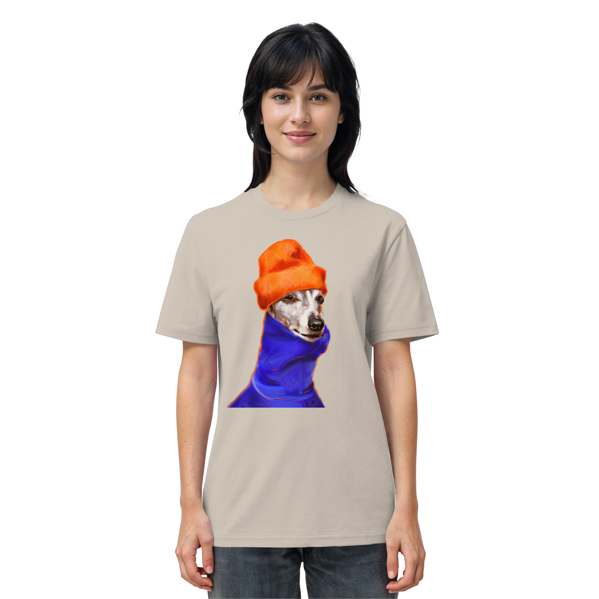 Whippet #2 ... Organic Unisex T-Shirt ... Charakterköpfe