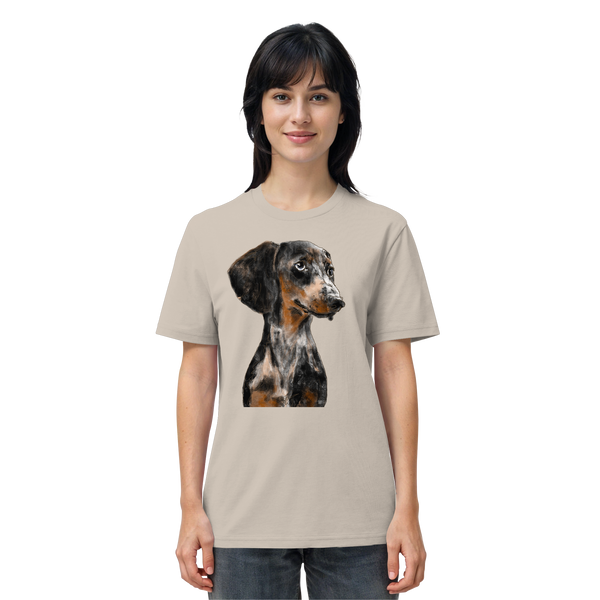 Dackel #2 ... Organic Unisex Shirt ... Charakterköpfe