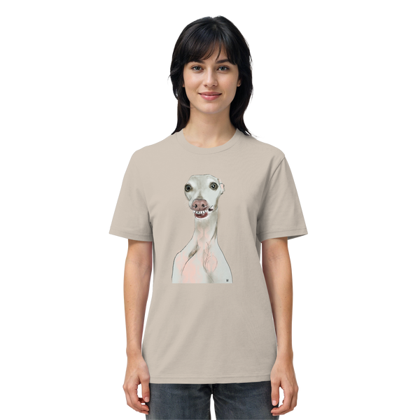 Italienisches Windspiel #12 ... Organic Unisex T-Shirt ... Charakterköpfe