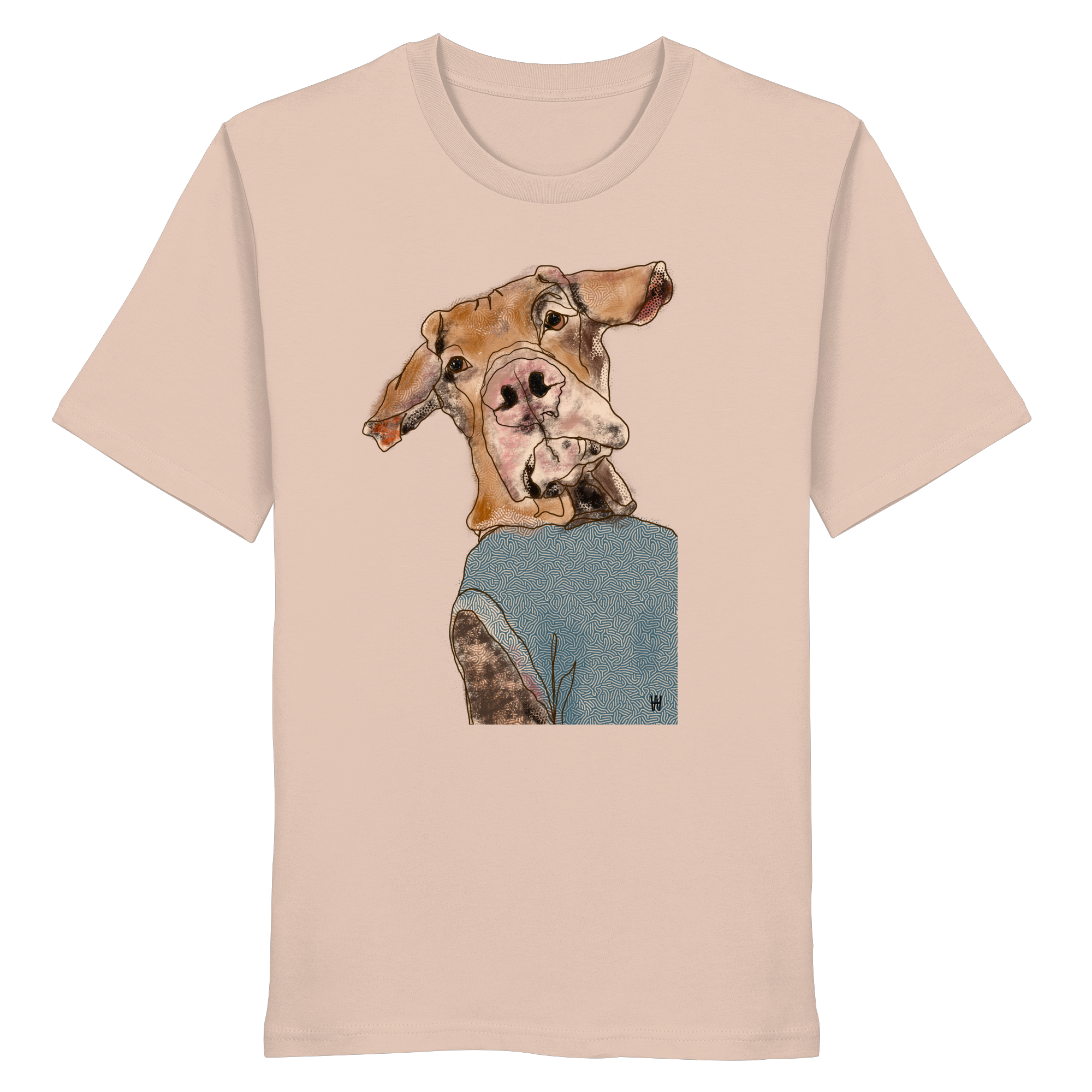 Magyar Vizsla #1 ... Organic Unisex Shirt ... Charakterköpfe
