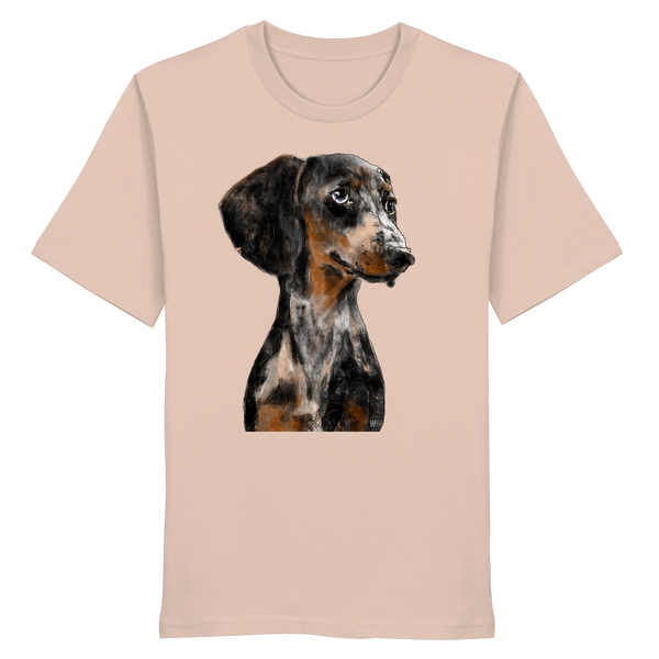 Dackel #2 ... Organic Unisex Shirt ... Charakterköpfe