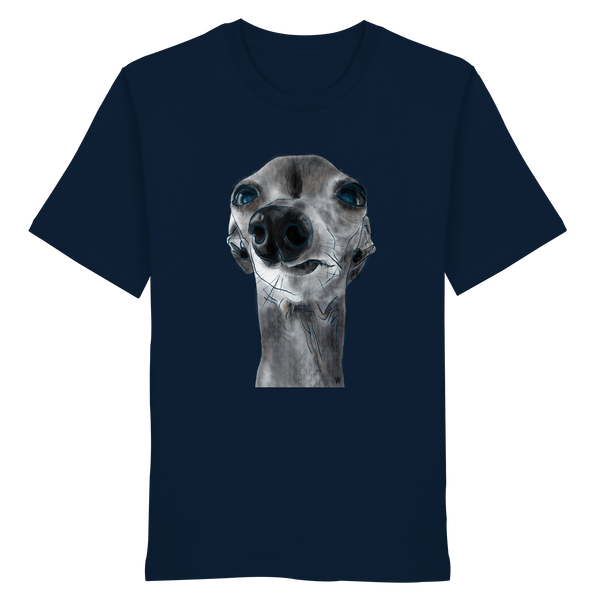 Italienisches Windspiel #6 ... Organic Unisex T-Shirt ... Charakterköpfe