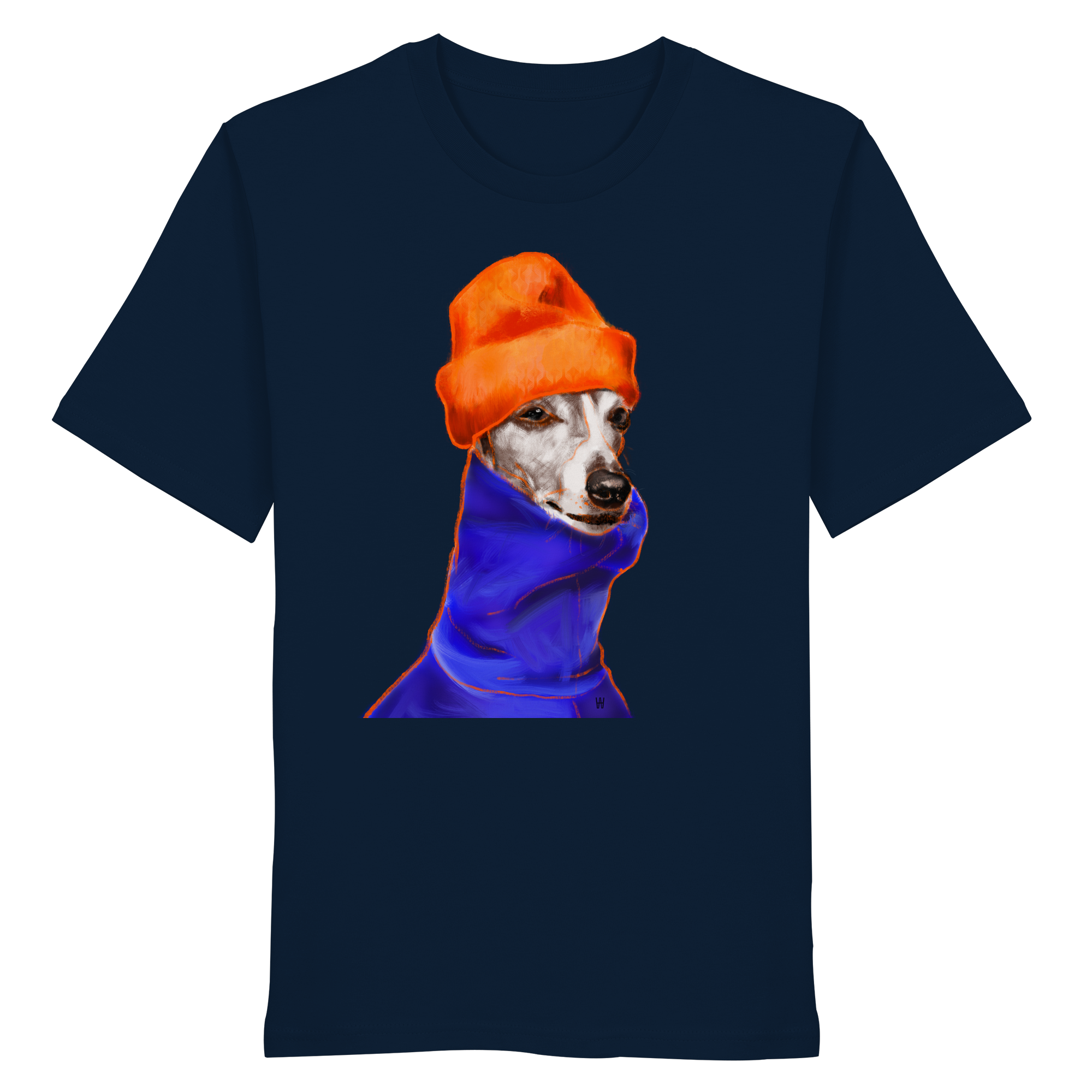 Whippet #2 ... Organic Unisex T-Shirt ... Charakterköpfe