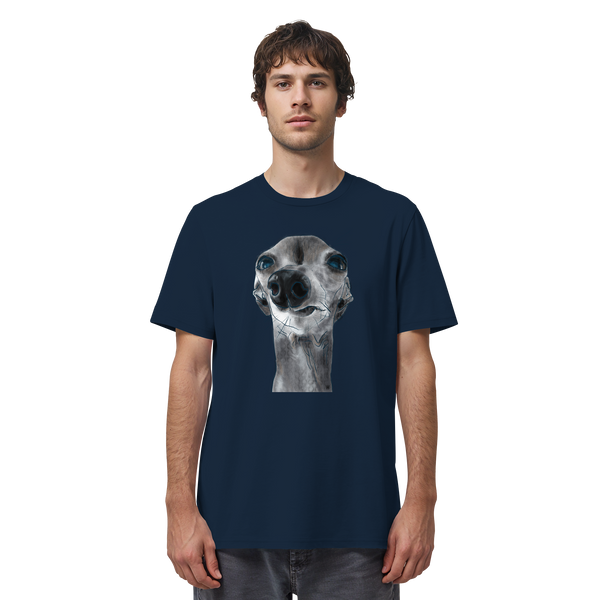 Italienisches Windspiel #6 ... Organic Unisex T-Shirt ... Charakterköpfe