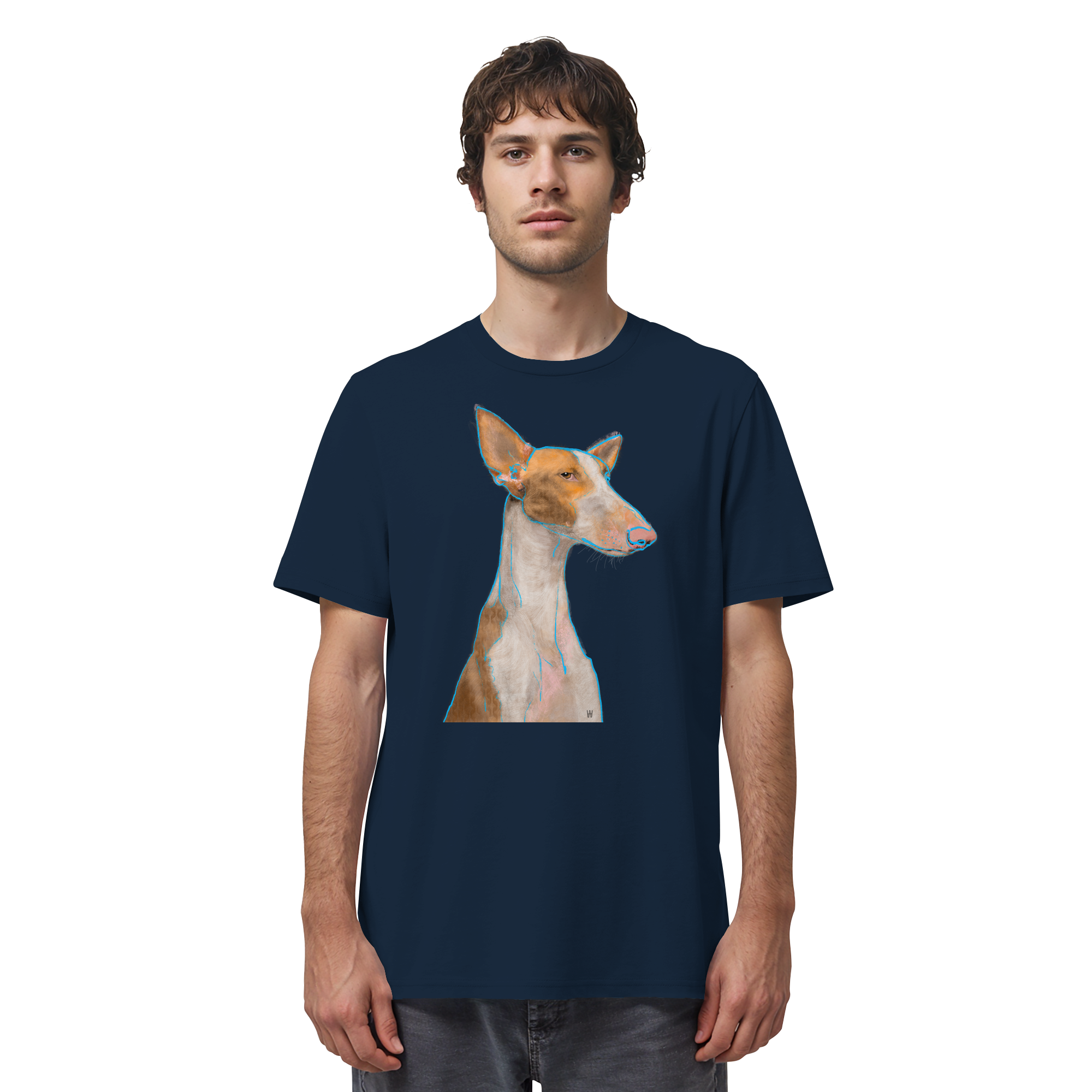 Podenco #3 ... Organic Unisex T-shirt ... Seelenstudien