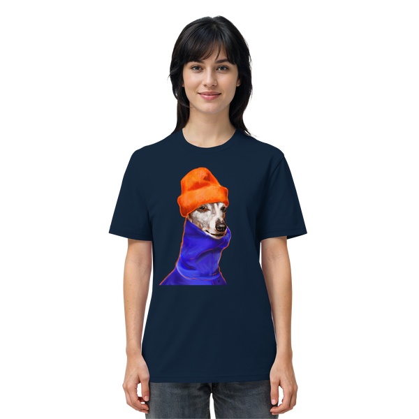 Whippet #2 ... Organic Unisex T-Shirt ... Charakterköpfe