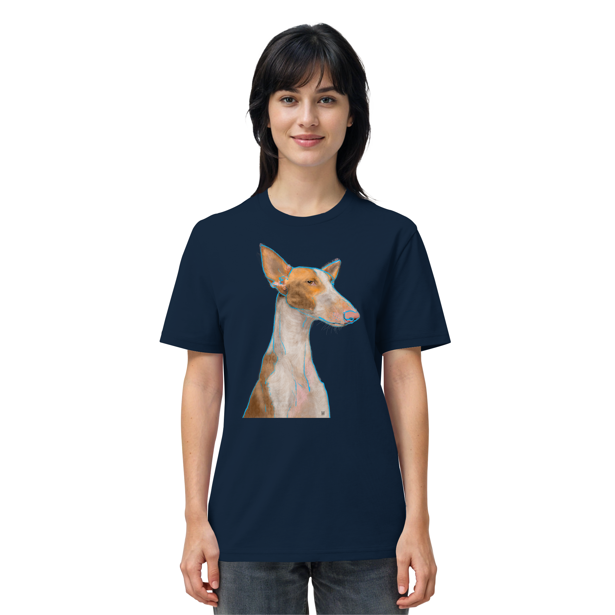 Podenco #3 ... Organic Unisex T-shirt ... Seelenstudien