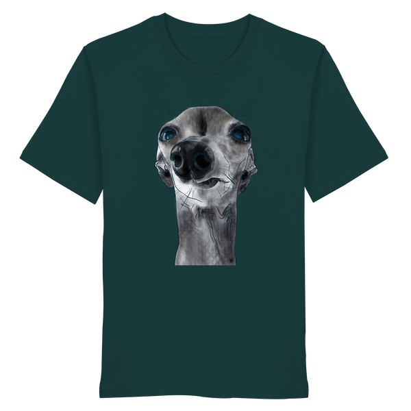 Italienisches Windspiel #6 ... Organic Unisex T-Shirt ... Charakterköpfe