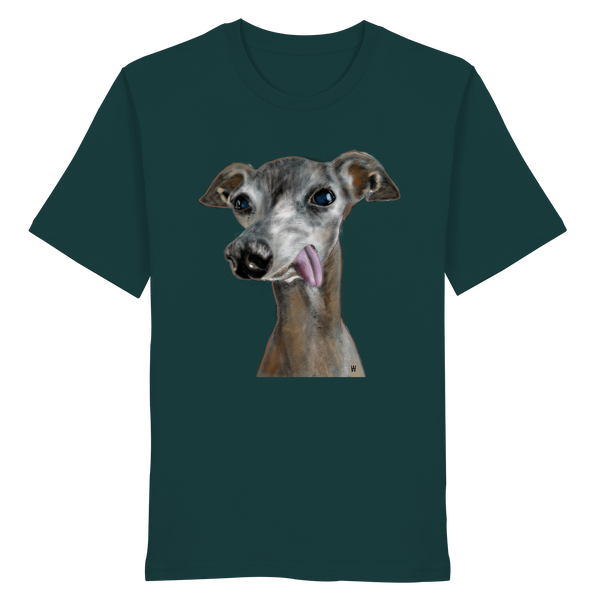 Italienisches Windspiel #8 ... Organic Unisex T-Shirt ... Lieblingsmomente