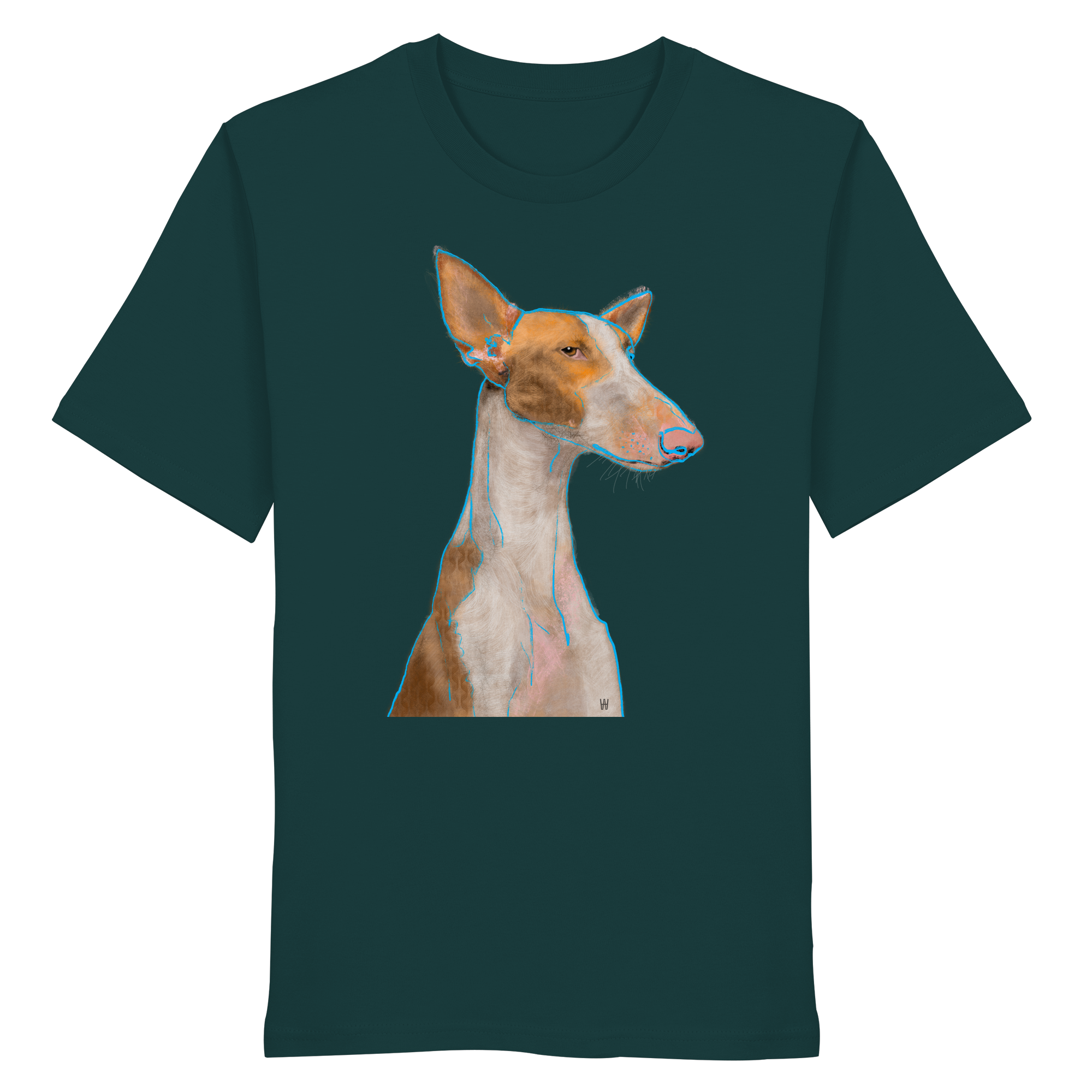 Podenco #3 ... Organic Unisex T-shirt ... Seelenstudien