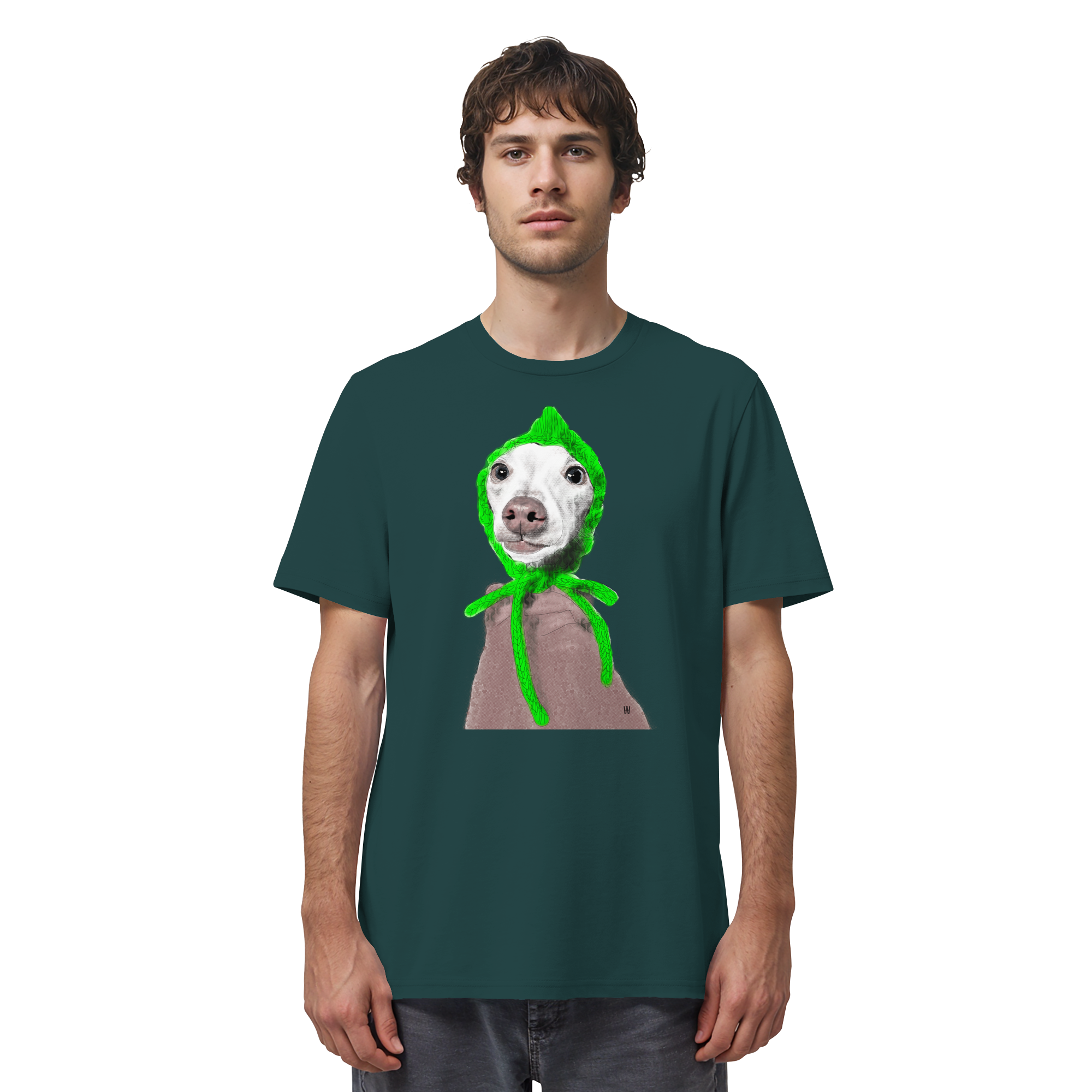 Italienisches Windspiel #13 ... Organic Unisex Shirt ... Seelenstudien