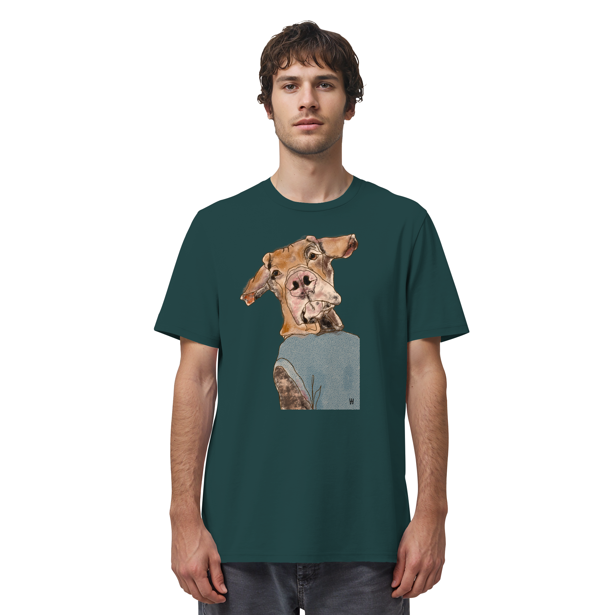 Magyar Vizsla #1 ... Organic Unisex Shirt ... Charakterköpfe