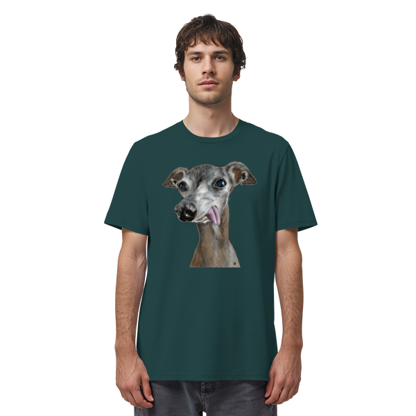 Italienisches Windspiel #8 ... Organic Unisex T-Shirt ... Lieblingsmomente