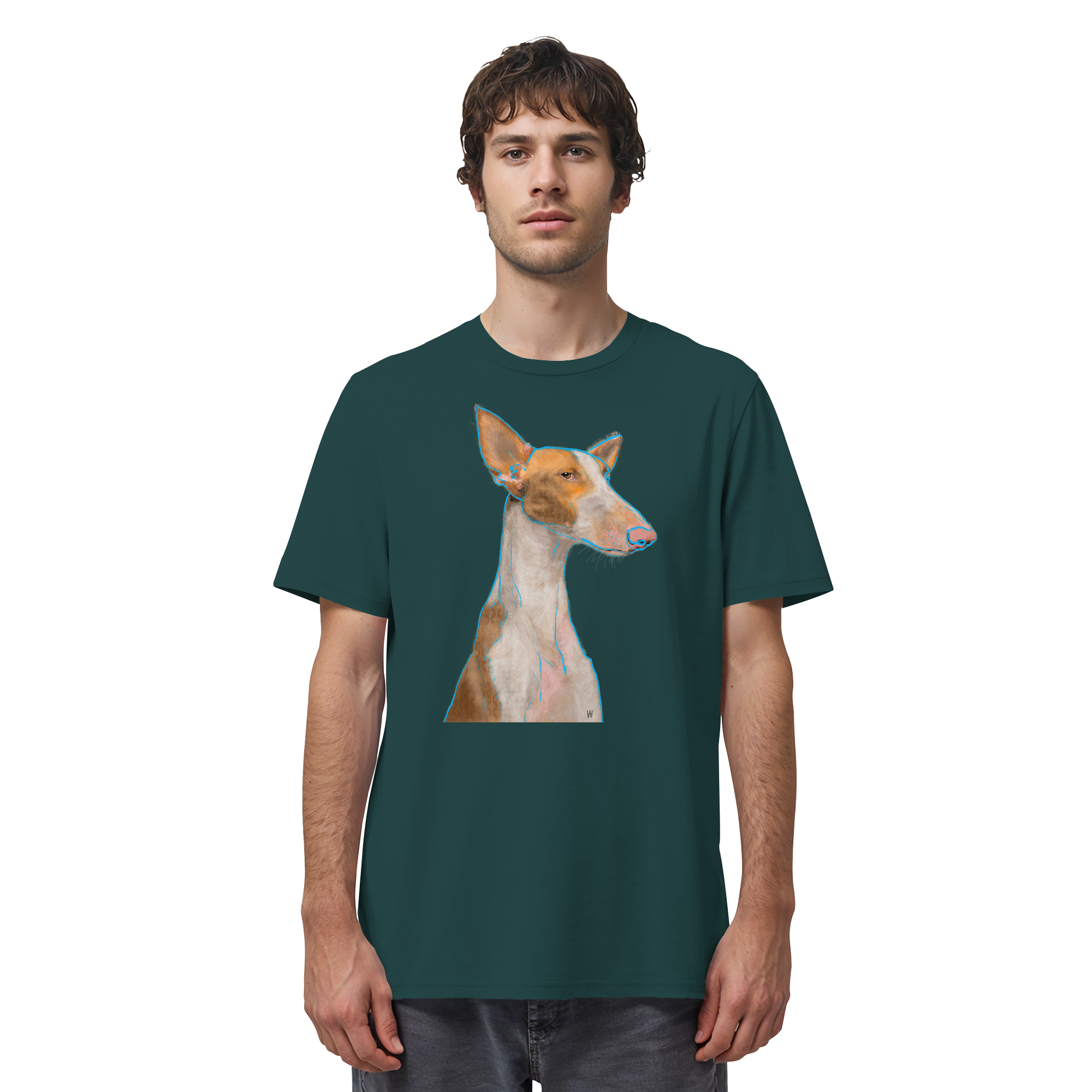 Podenco #3 ... Organic Unisex T-shirt ... Seelenstudien