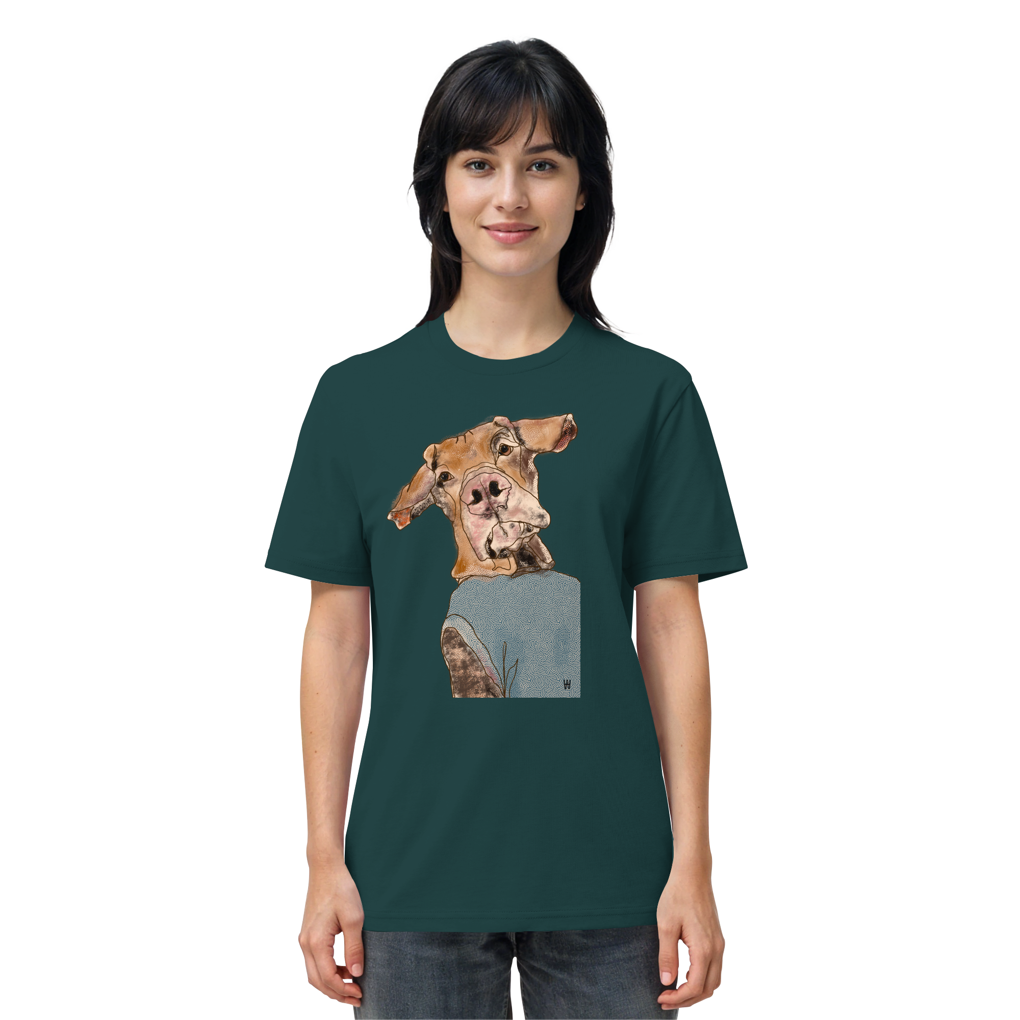 Magyar Vizsla #1 ... Organic Unisex Shirt ... Charakterköpfe