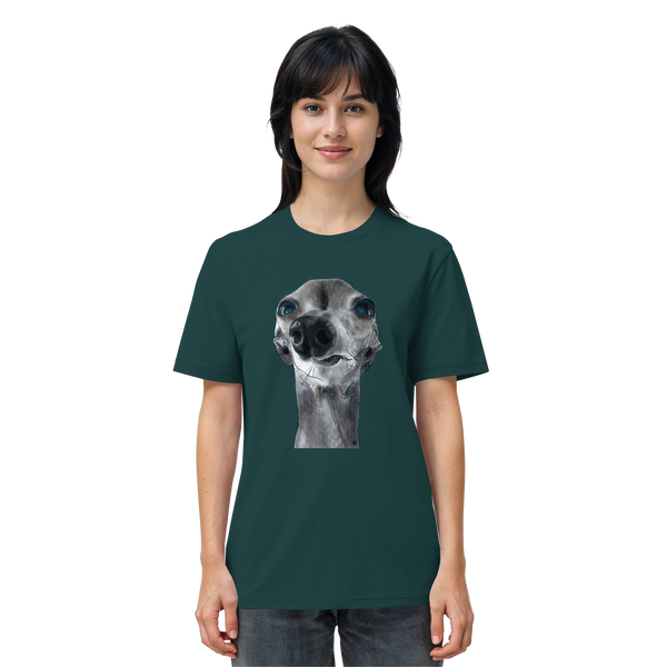 Italienisches Windspiel #6 ... Organic Unisex T-Shirt ... Charakterköpfe