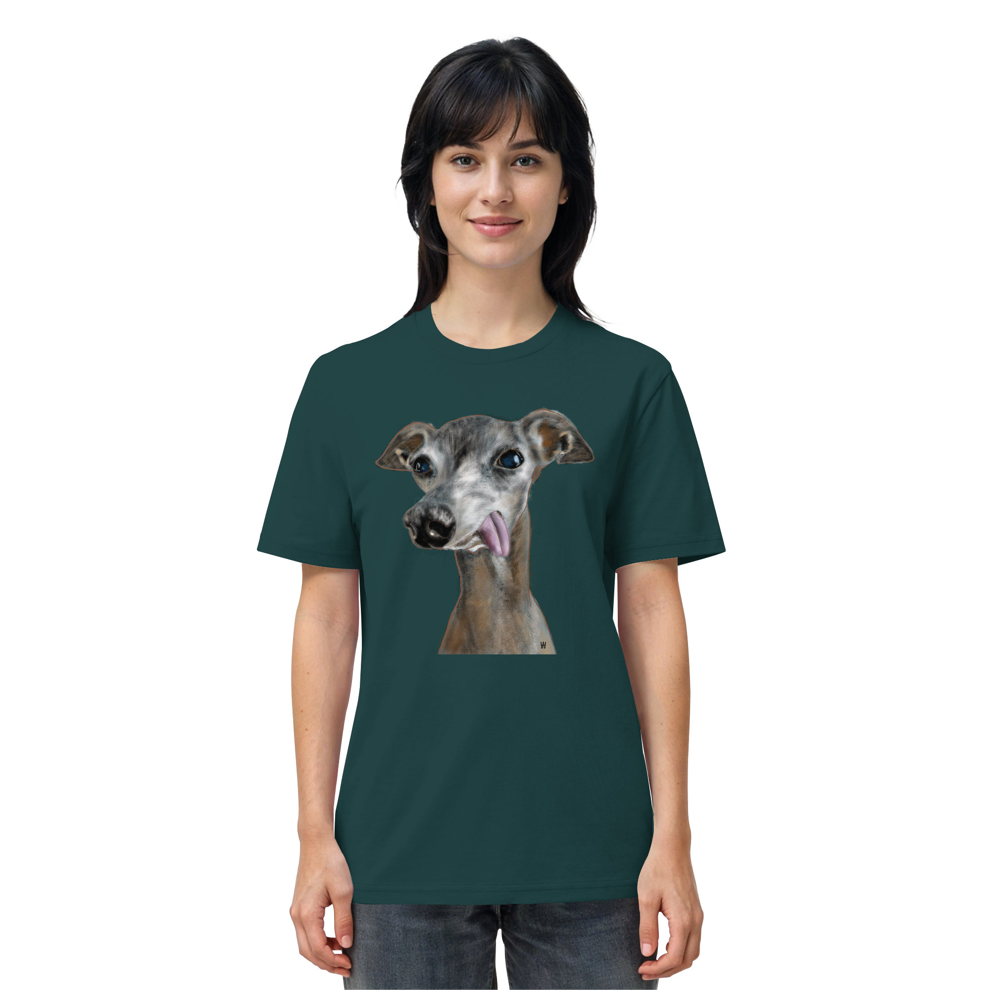 Italienisches Windspiel #8 ... Organic Unisex T-Shirt ... Lieblingsmomente