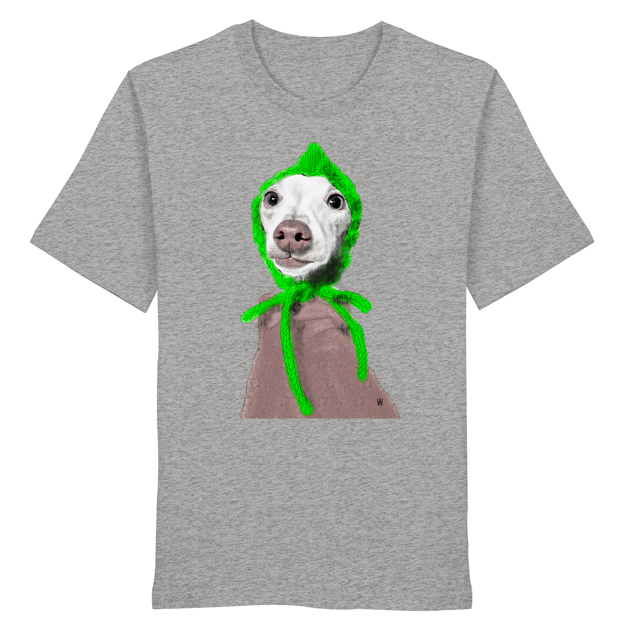 Italienisches Windspiel #13 ... Organic Unisex Shirt ... Seelenstudien