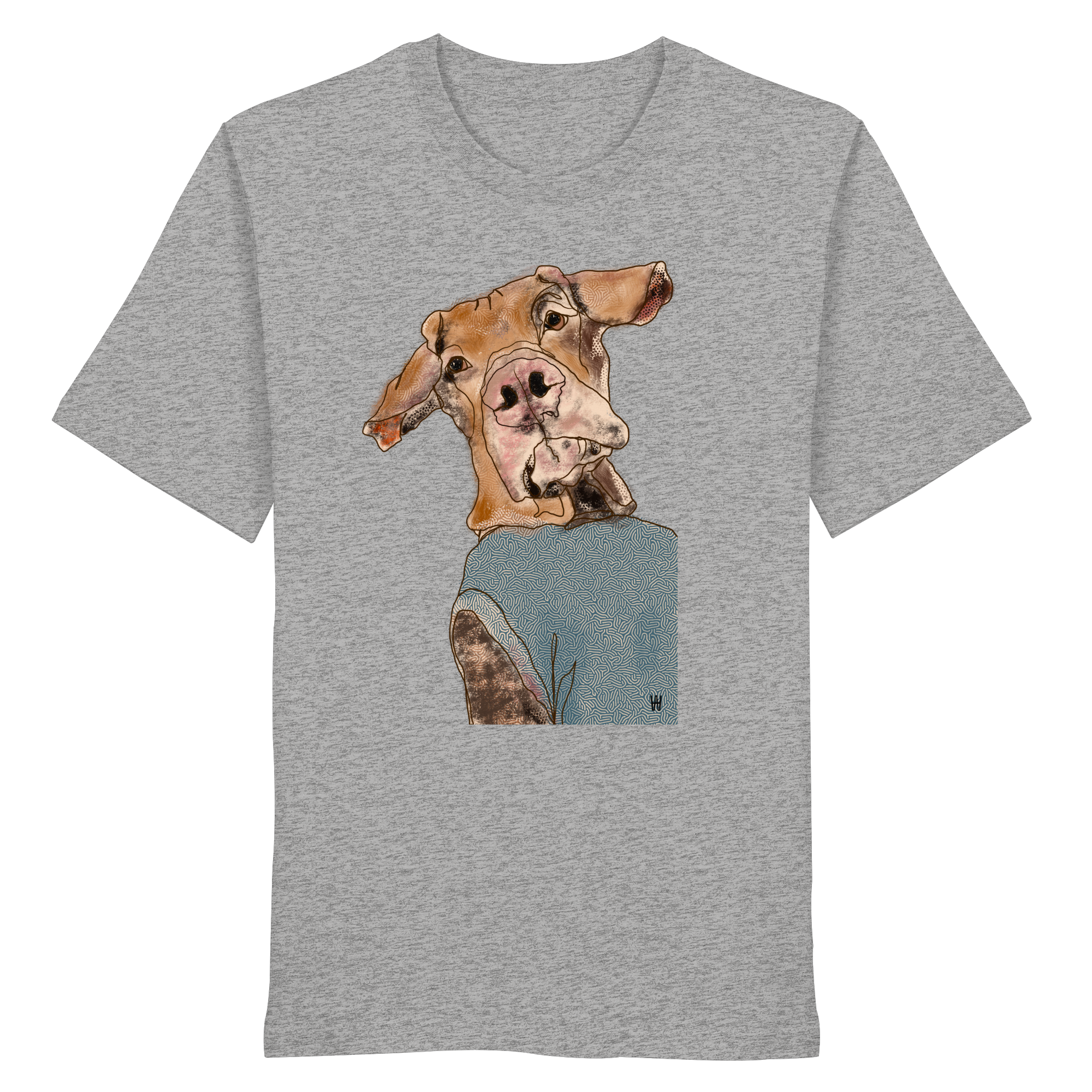 Magyar Vizsla #1 ... Organic Unisex Shirt ... Charakterköpfe