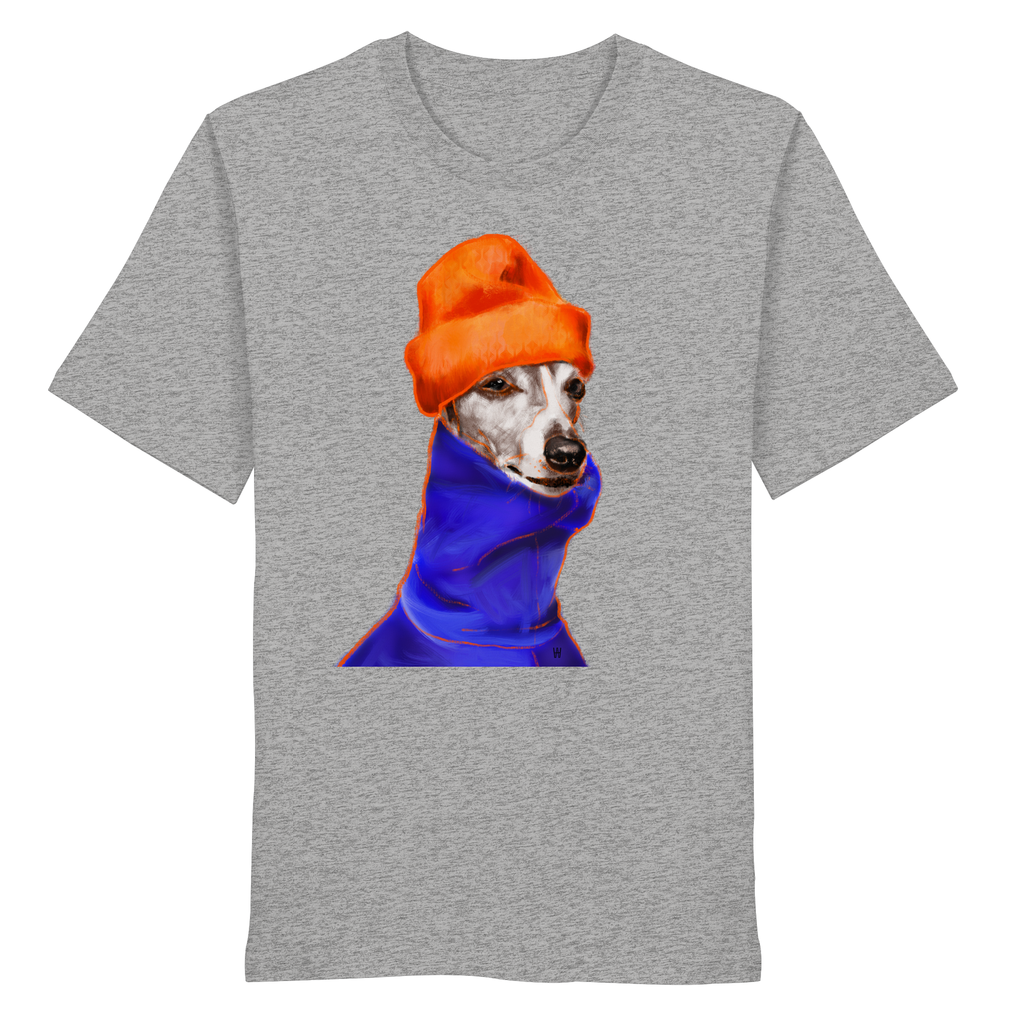 Whippet #2 ... Organic Unisex T-Shirt ... Charakterköpfe